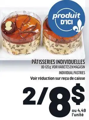 Metro PÂTISSERIES INDIVIDUELLES | INDIVIDUAL PASTRIES offer