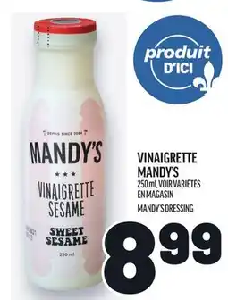 Metro VINAIGRETTE MANDY'S | MANDY'S DRESSING offer