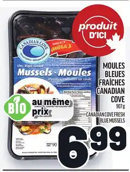 Metro MOULES BLEUES FRAÎCHES CANADIAN COVE | CANADIAN COVE FRESH BLUE MUSSELS offer