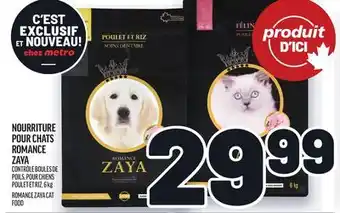 Metro NOURRITURE POUR CHATS ROMANCE ZAYA | ROMANCE ZAYA CAT FOOD offer