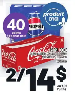 Metro PEPSI, COKE | SOFT DRINK offer