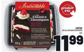 Metro GÂTEAU IRRESISTIBLE | IRRESISTIBLE CAKE offer