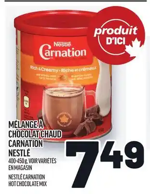 Metro MÉLANGE À CHOCOLAT CHAUD CARNATION NESTLÉ | NESTLÉ CARNATION HOT CHOCOLATE MIX offer