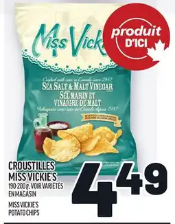 Metro CROUSTILLES MISS VICKIE'S | MISS VICKIE'S POTATO CHIPS offer