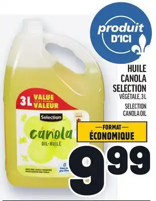 Metro HUILE CANOLA SELECTION | SELECTION CANOLA OIL offer