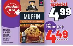 Metro MÉLANGE À MUFFINS QUAKER | QUAKER MUFFIN MIX offer