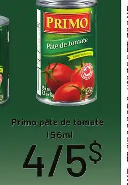 Metro PRIMO PÂTE DE TOMATE offer