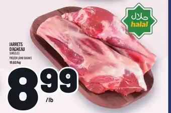 Metro JARRETS D'AGNEAU | FROZEN LAMB SHANKS offer