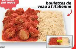 Metro BOULETTES DE VEAU À L'ITALIENNE offer