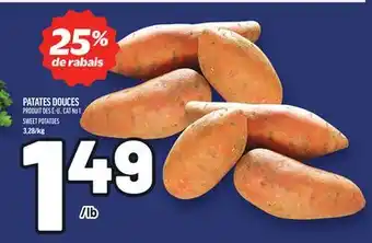 Metro PATATES DOUCES | SWEET POTATOES offer