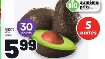 Metro AVOCATS | AVOCADOS offer