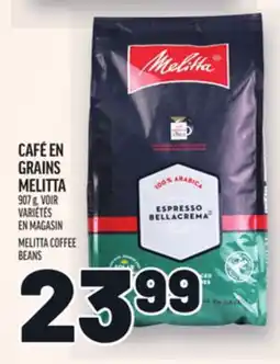 Metro CAFÉ EN GRAINS MELITTA | MELITTA COFFEE BEANS offer