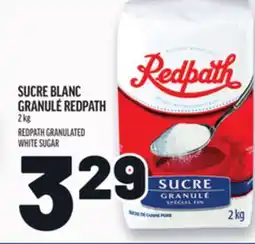 Metro SUCRE BLANC GRANULÉ REDPATH | REDPATH GRANULATED WHITE SUGAR offer