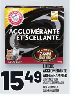 Metro LITIÈRE AGGLOMÉRANTE ARM & HAMMER | ARM & HAMMER CLUMPING LITTER offer