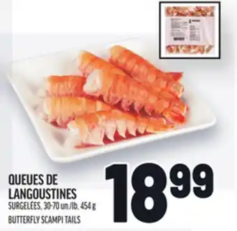 Metro QUEUES DE LANGOUSTINES | BUTTERFLY SCAMPI TAILS offer