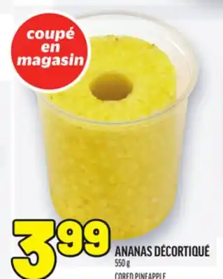 Metro ANANAS DÉCORTIQUÉ | CORED PINEAPPLE offer