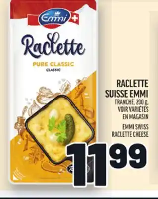 Metro RACLETTE SUISSE EMMI | EMMI SWISS RACLETTE CHEESE offer