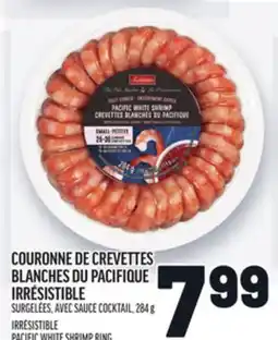 Metro COURONNE DE CREVETTES BLANCHES DU PACIFIQUE | IRRÉSISTIBLE PACIFIC WHITE SHRIMP RING offer