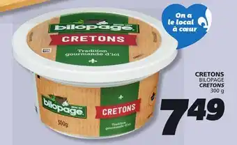 IGA BILOPAGE CRETONS offer