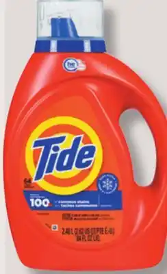 IGA TIDE LAUNDRY DETERGENT, SCENT BOOSTER, SOFTENER OR RINSE AGENT offer