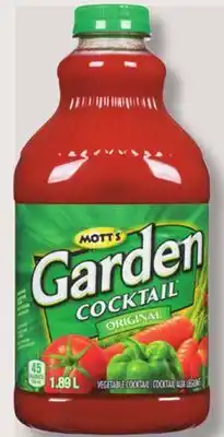 IGA MOTT'S GARDEN COCKTAIL VEGETABLE COCKTAIL offer