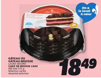 IGA LAURA SECORD CAKE OR MOUSSE CAKE offer