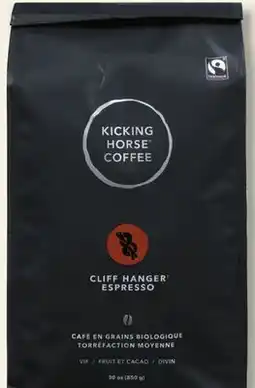 IGA KICKING HORSE ORGANIC AND FAIR TRADE COFFEE BEANS offer