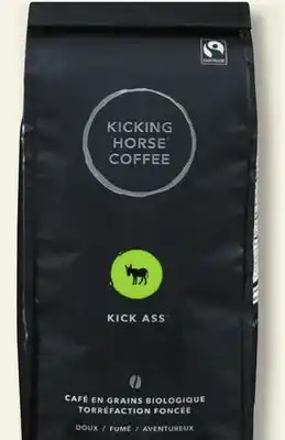 IGA KICKING HORSE ORGANIC AND FAIR TRADE COFFEE BEANS offer