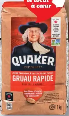 IGA QUAKER OATMEAL offer