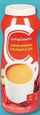 IGA COMPLIMENTS COFFEE WHITENER offer