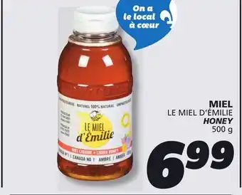 IGA LE MIEL D'ÉMILIE HONEY offer