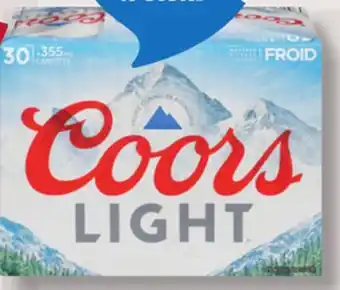 IGA COORS LIGHT BEER offer