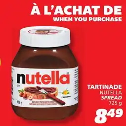 IGA NUTELLA SPREAD offer