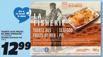 IGA LA FISHERIE FROZEN SEAFOOD PIE offer