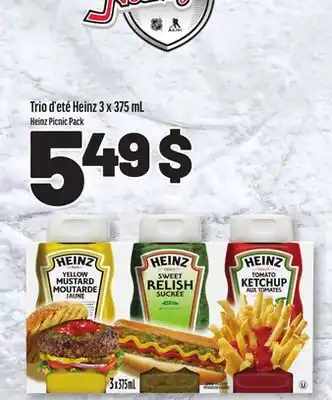 Metro TRIO D'ETÉ HEINZ | HEINZ PICNIC PACK offer