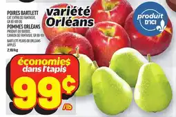 Metro POIRES BARTLETT OU POMMES ORLÉANS | BARTLETT PEARS OR ORLEANS APPLES offer