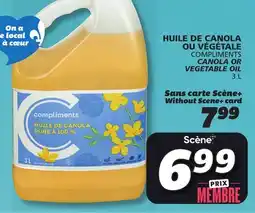 IGA COMPLIMENTS CANOLA OR VEGETABLE OIL offer