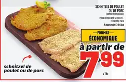 Metro SCHNITZEL DE POULET OU DE PORC | PORK OR CHICKEN SCHNITZEL offer