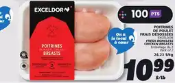 IGA EXCELDOR FRESH BONELESS CHICKEN BREASTS offer