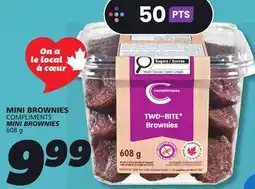 IGA COMPLIMENTS MINI BROWNIES offer