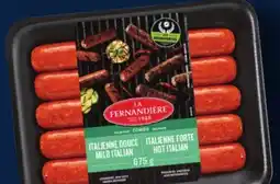 IGA LA FERNANDIÈRE FRESH SAUSAGES COMBO, BREAKFAST SAUSAGES OR WIENERS offer