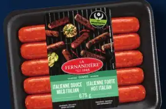 IGA LA FERNANDIÈRE FRESH SAUSAGES COMBO, BREAKFAST SAUSAGES OR WIENERS offer