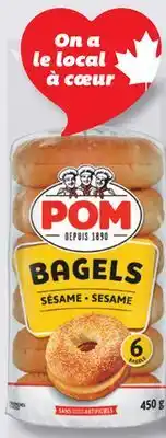 IGA POM BAGELS offer