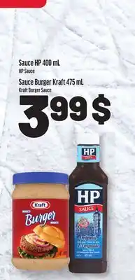 Metro SAUCE HP 400 ML SAUCE BURGER KRAFT 475 ML | HP SAUCE KRAFT BURGER SAUCE offer