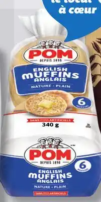 IGA POM ENGLISH MUFFINS offer