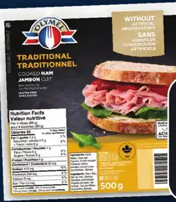 IGA OLYMEL SHAVED OR SLICED DELI MEAT offer