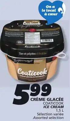 IGA COATICOOK ICE CREAM offer