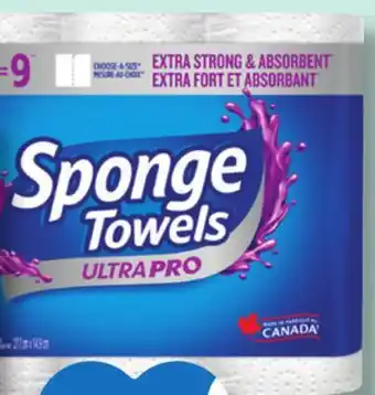 IGA SPONGE TOWELS ULTRA PRO PAPER TOWELS offer