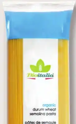 IGA BIOITALIA ORGANIC PASTA offer