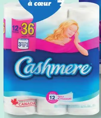 IGA CASHMERE ULTRA Triple BATHROOM TISSUE offer